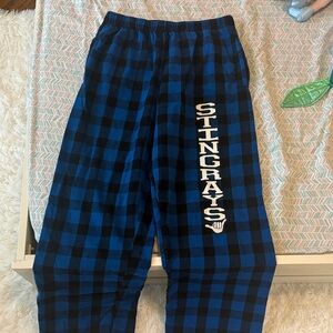 Stingray Allstars Blue and Black Checkered Pajama Pants